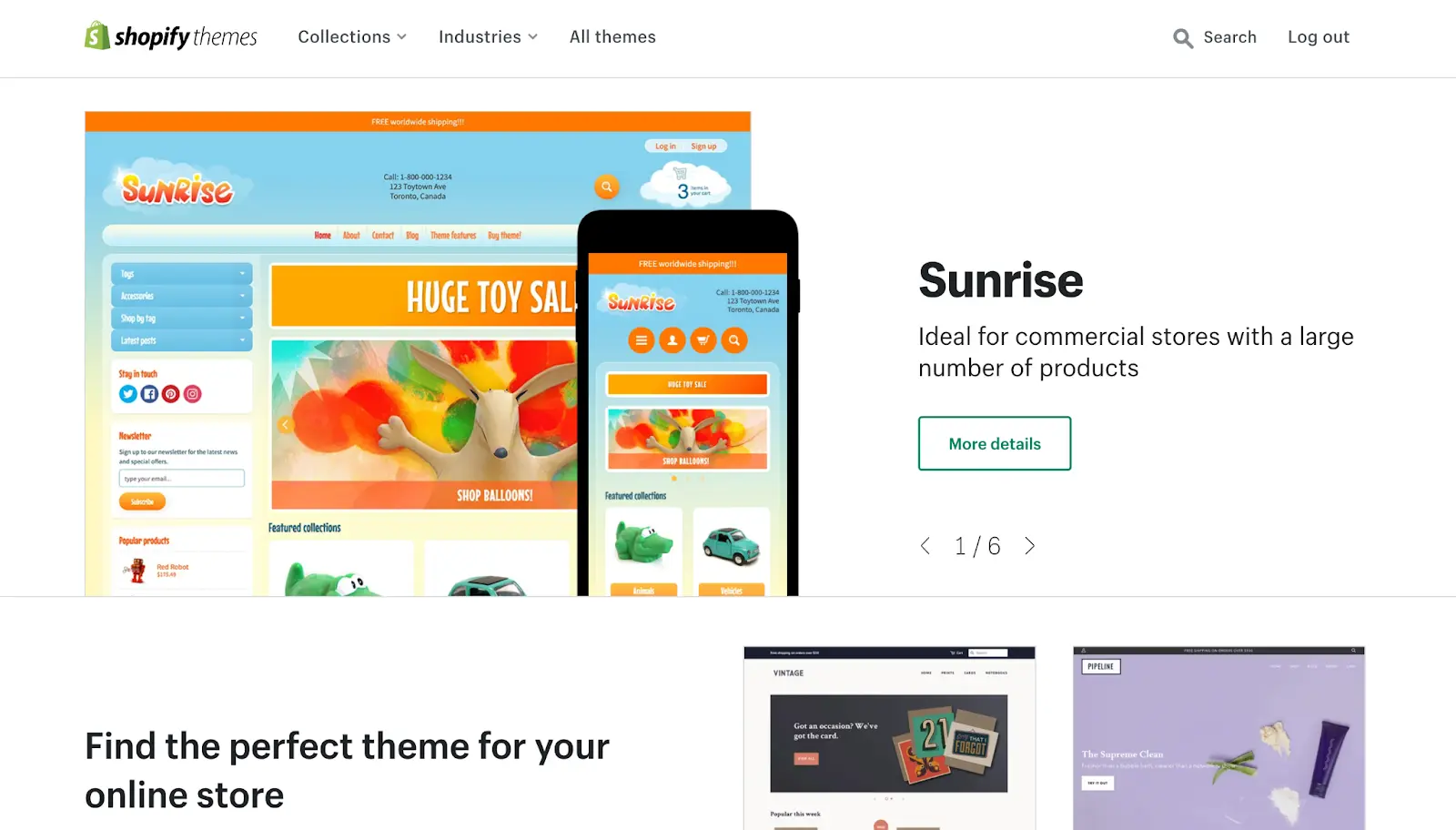 shopify themes to płatne szablony shopify, które też możesz edytować