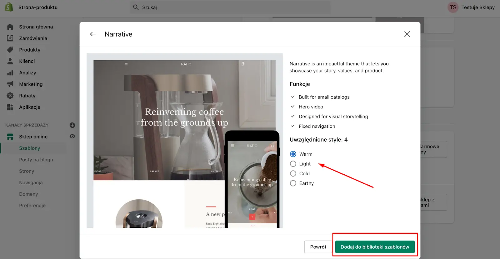 co możesz owiedzieć się o edycji szablonu shopify