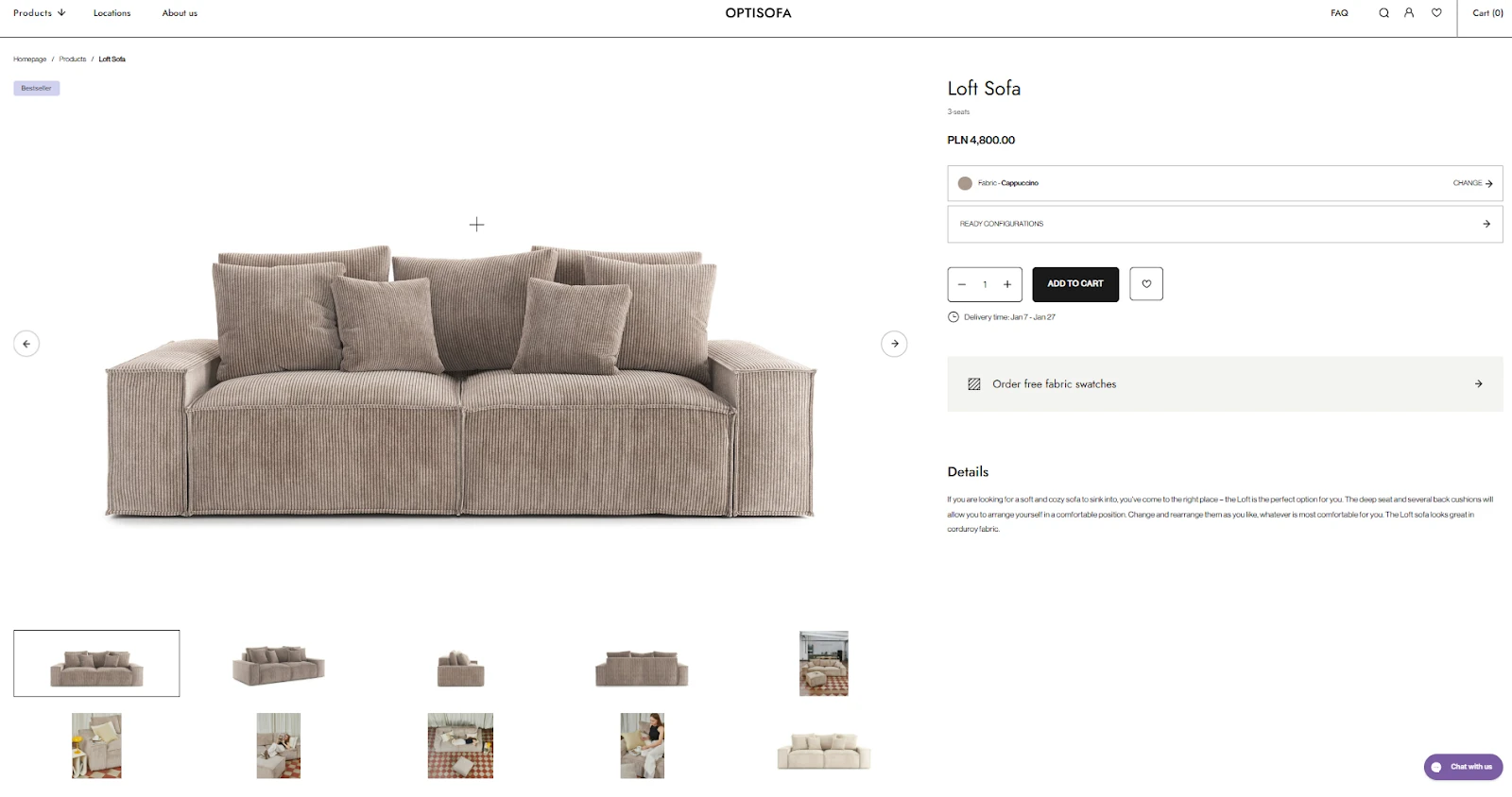shopify product pages tip - create clear and high-quality product images and videos with key product details