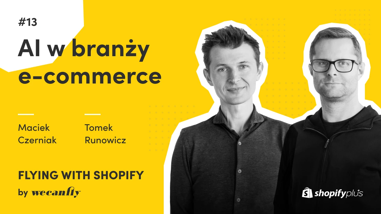 Okładka odcinka podcastu wecanfly: AI w e-commerce