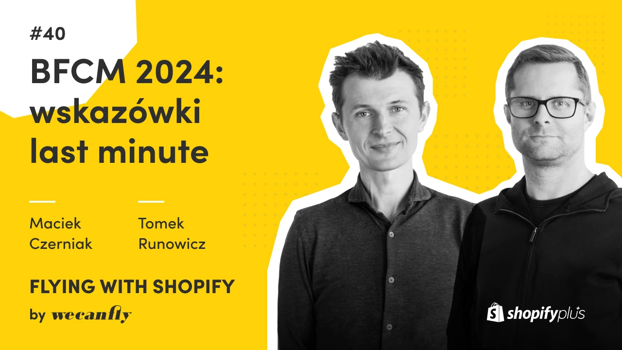 Okładka odcinka podcastu wecanfly: wskazówki last minute na Black Friday i Cyber Monday 2024