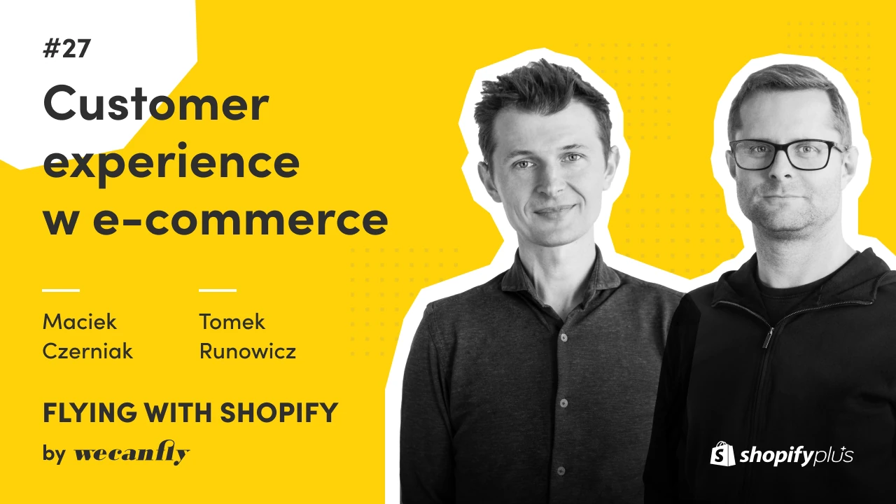 Okładka odcinka podcastu wecanfly: customer experience w e-commerce