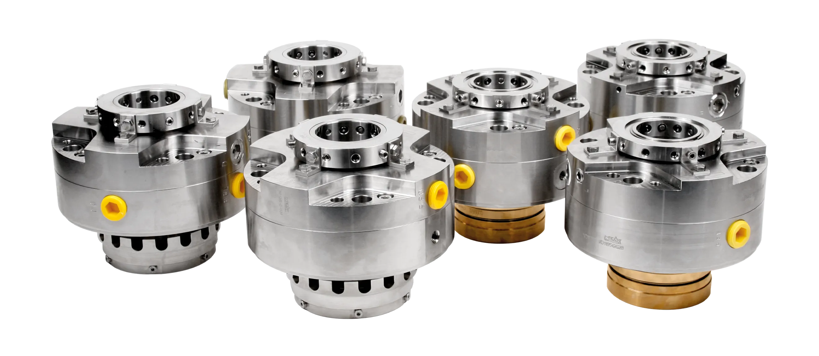 Verschiedene Gleitringdichtungen im Einsatz