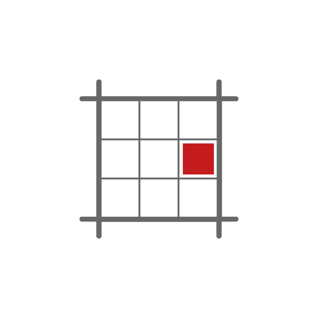 Icon Raster / Anordnung