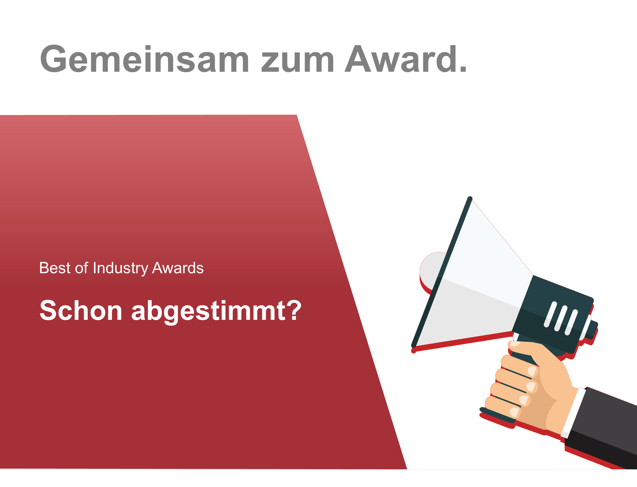Best of Industry Awards: Schon abgestimmt?