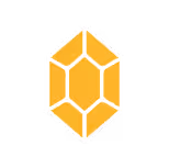 Yellow diamond icon with white outline