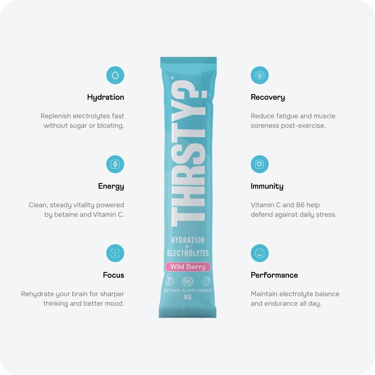 Thrsty Shopify store design, view 1