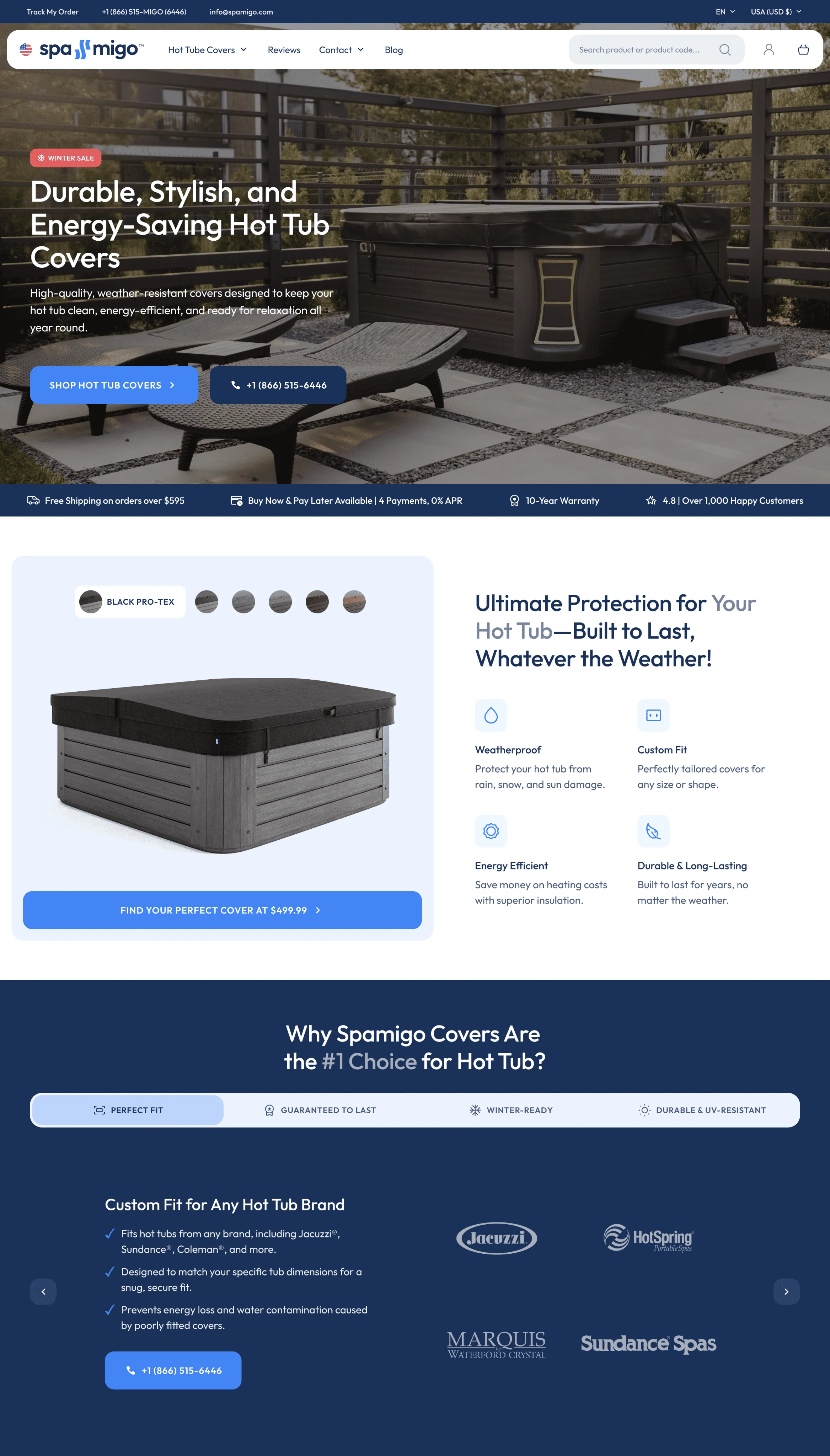 Spamigo Shopify store screenshot