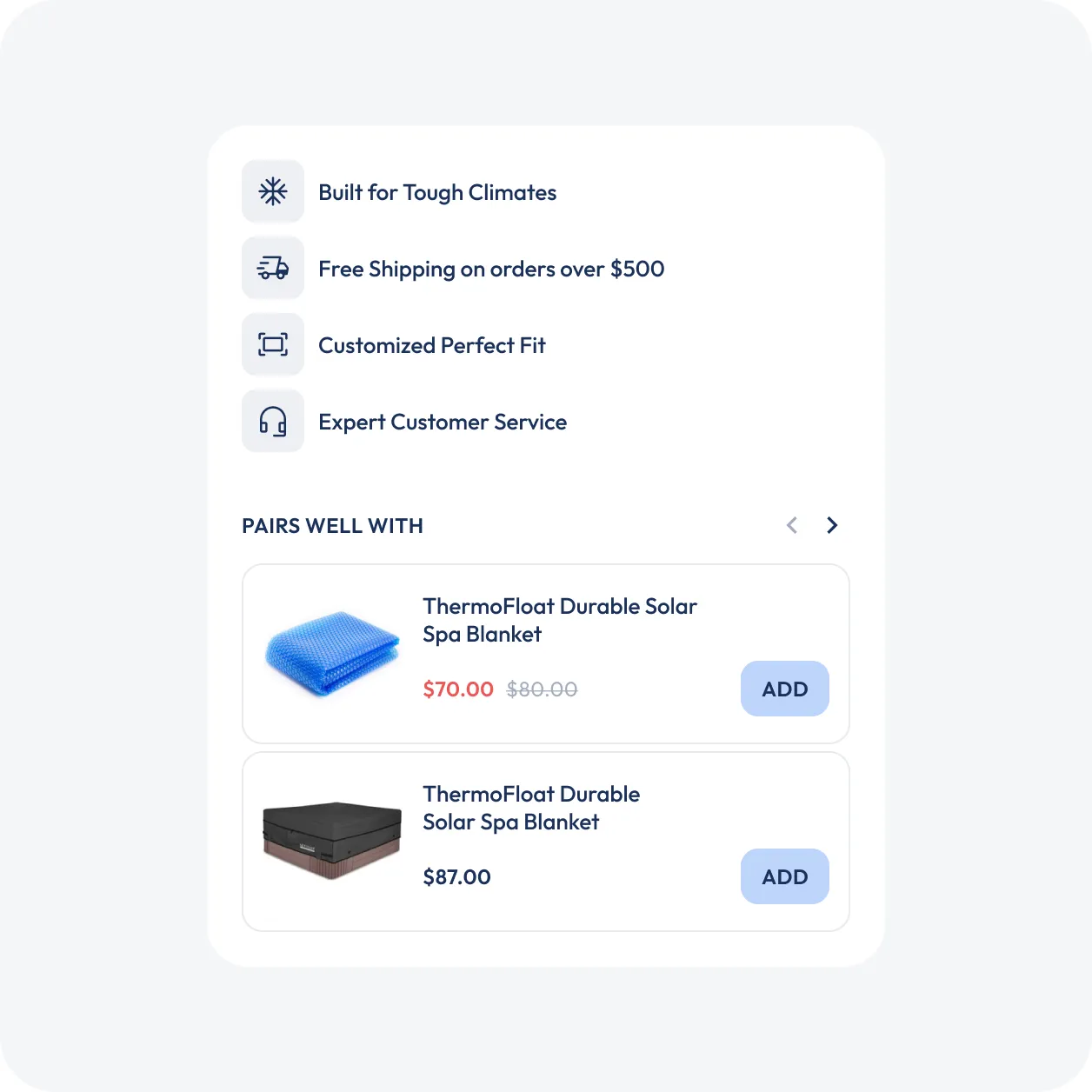 Spamigo Shopify store design, view 3