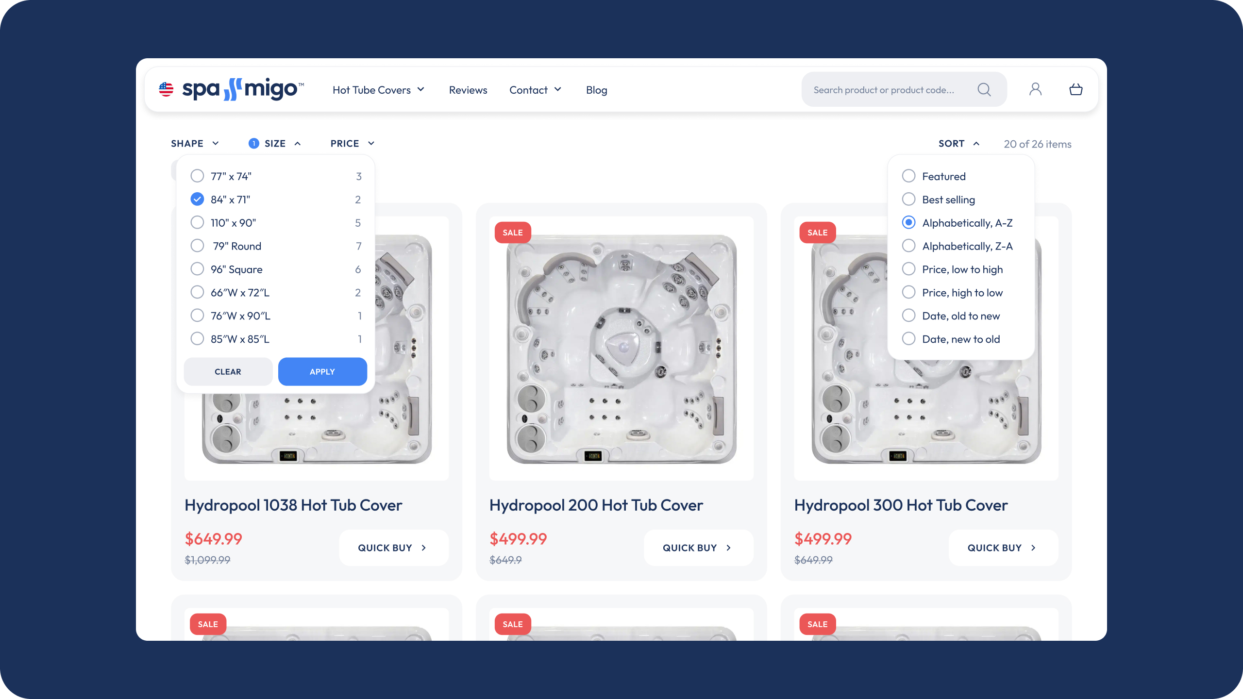 Spa-Migo custom hot tub cover product page