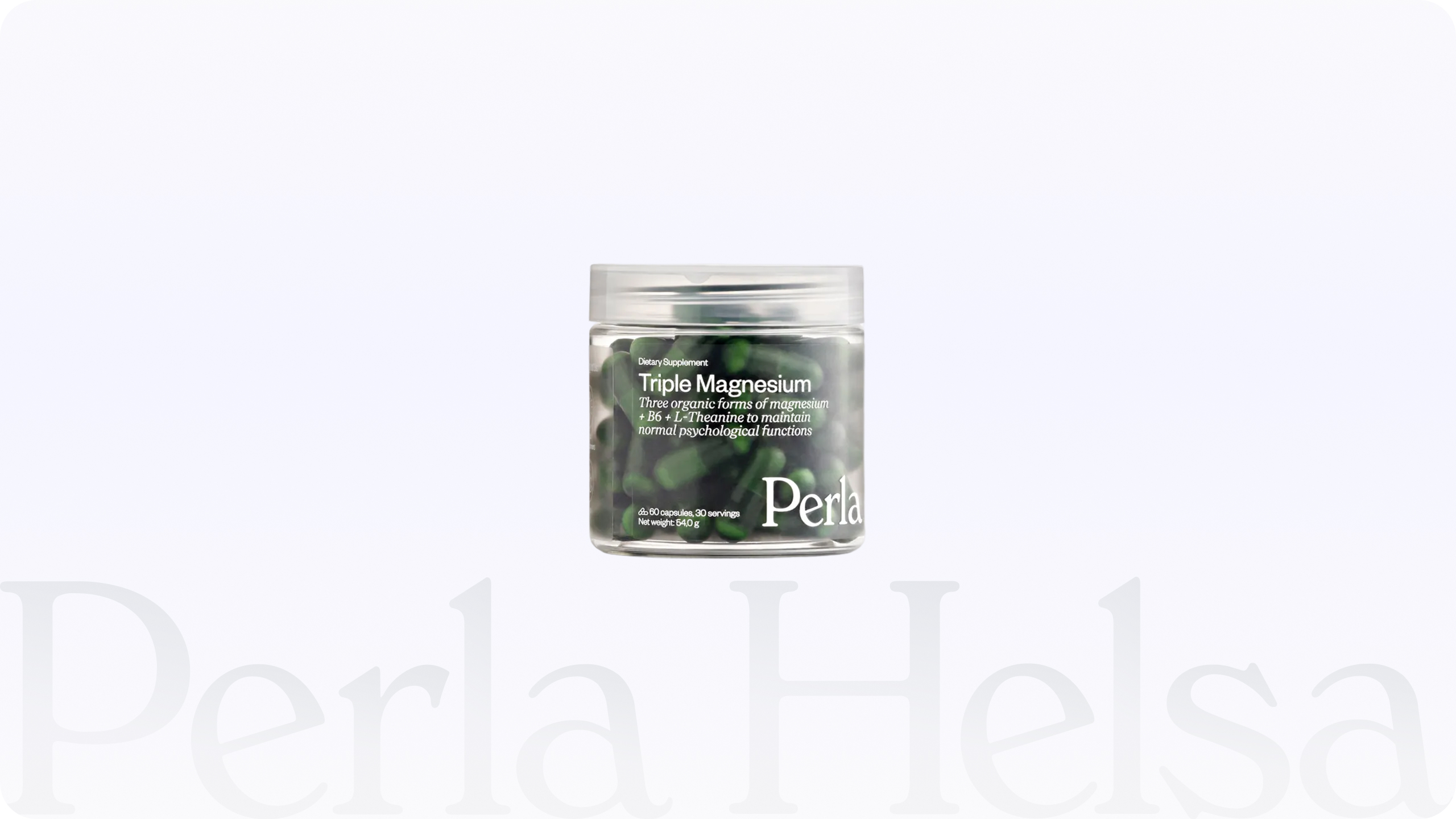 Perla Helsa supplements brand imagery