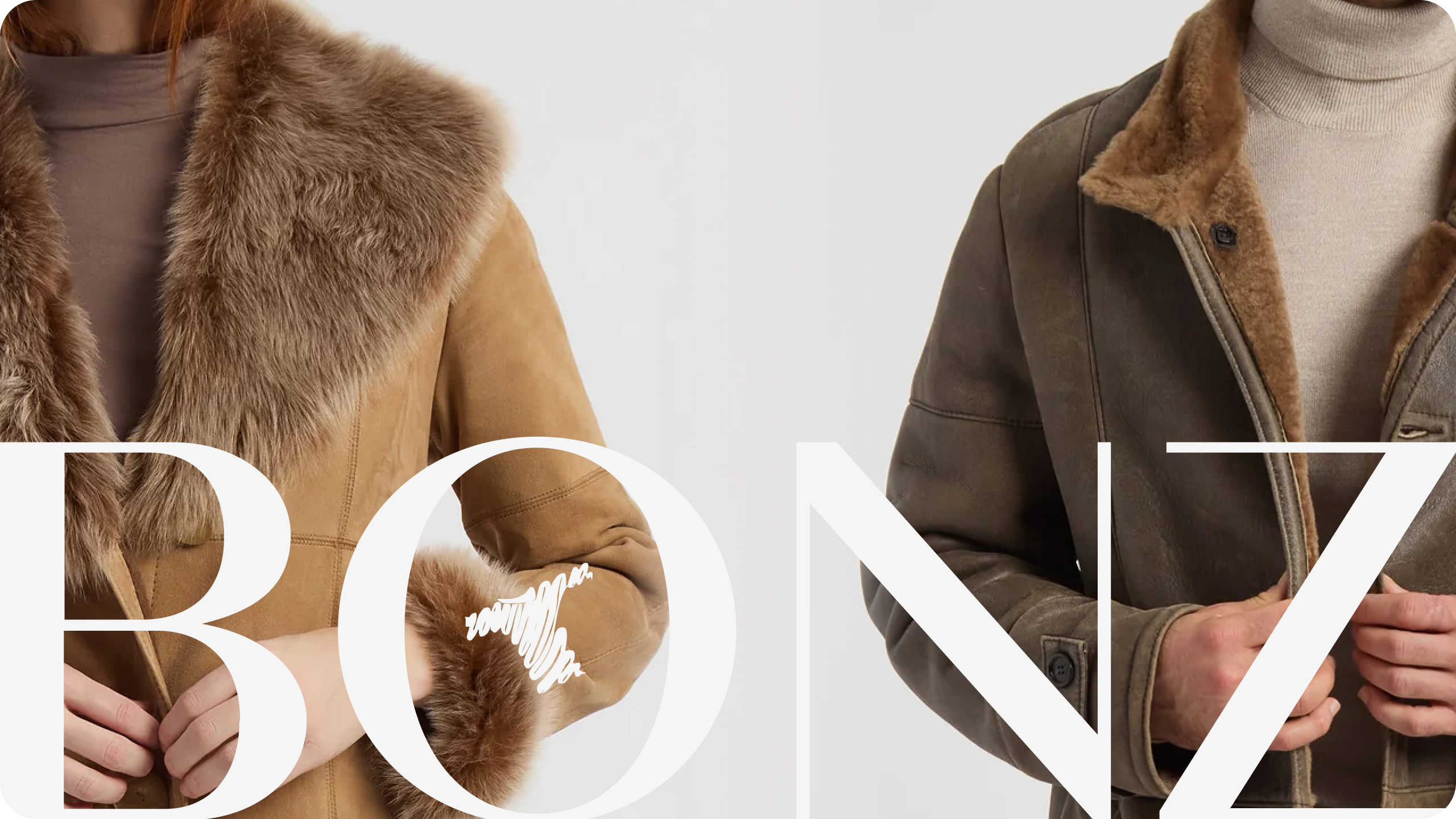 Bonz luxury knitwear brand imagery