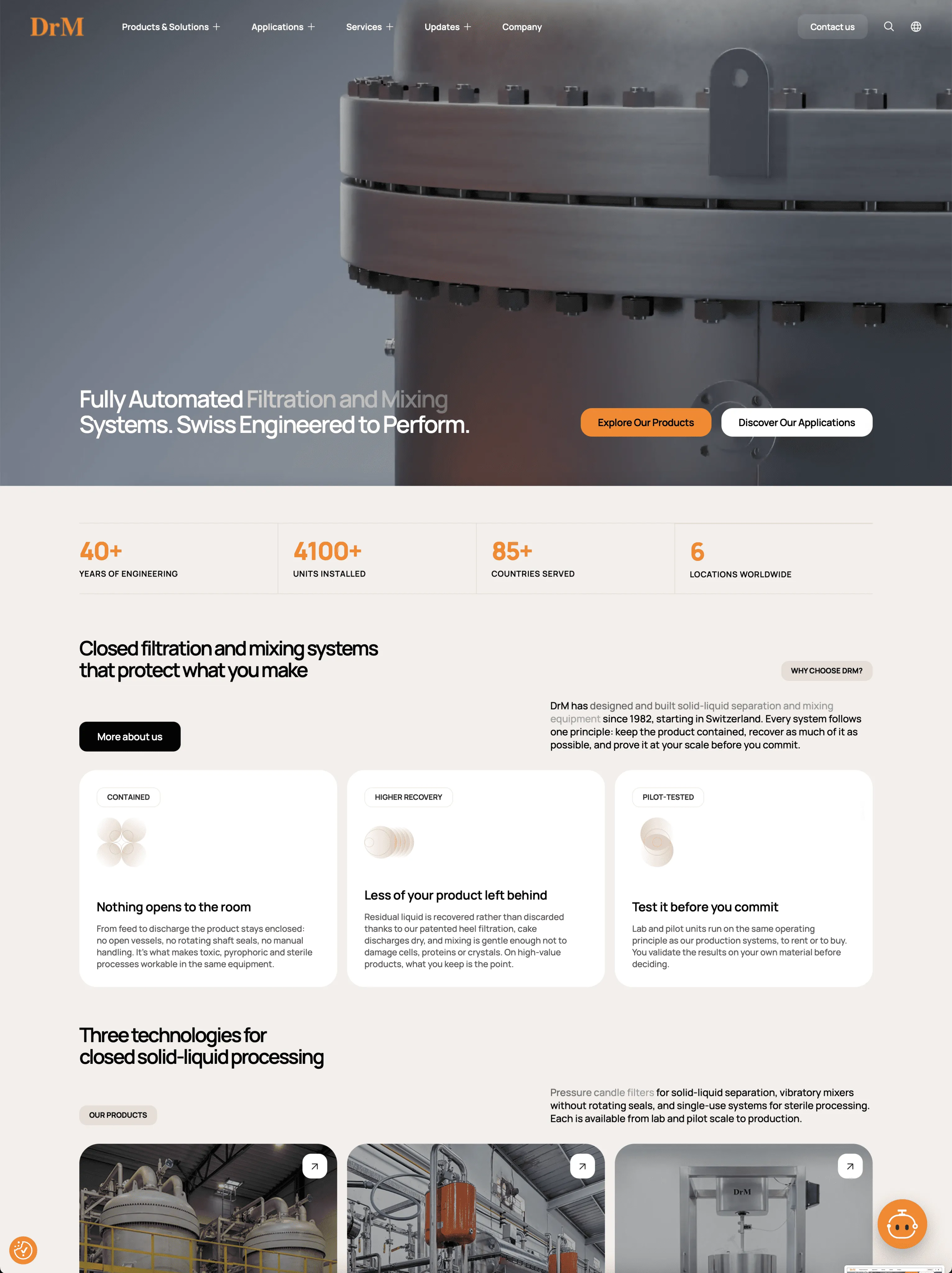 DrM Shopify store screenshot