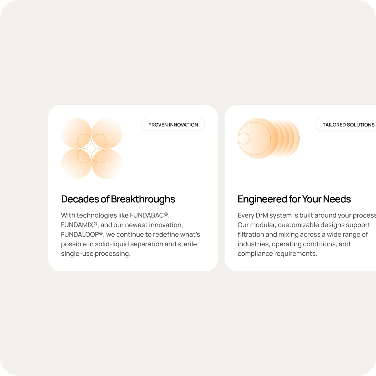 DrM Shopify store design, view 1