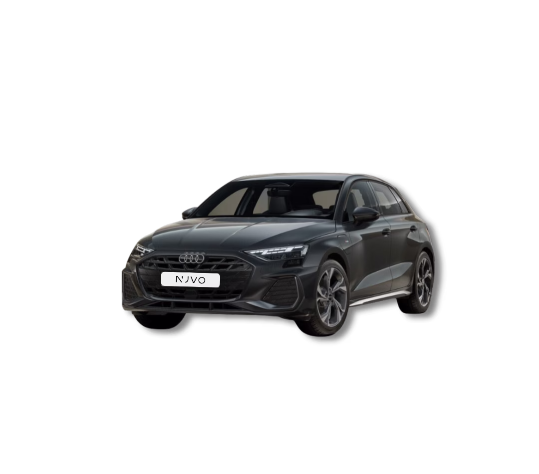 Audi A3 Sportback S-Line Hybrid in der Seitenansicht – im Auto-Abo für Unternehmen