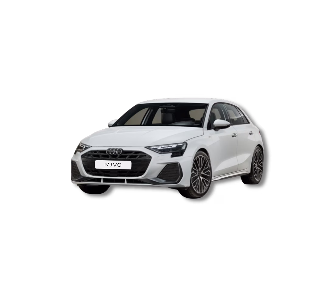 Audi A3 Sportback S-Line in der Seitenansicht – im Auto-Abo für Unternehmen