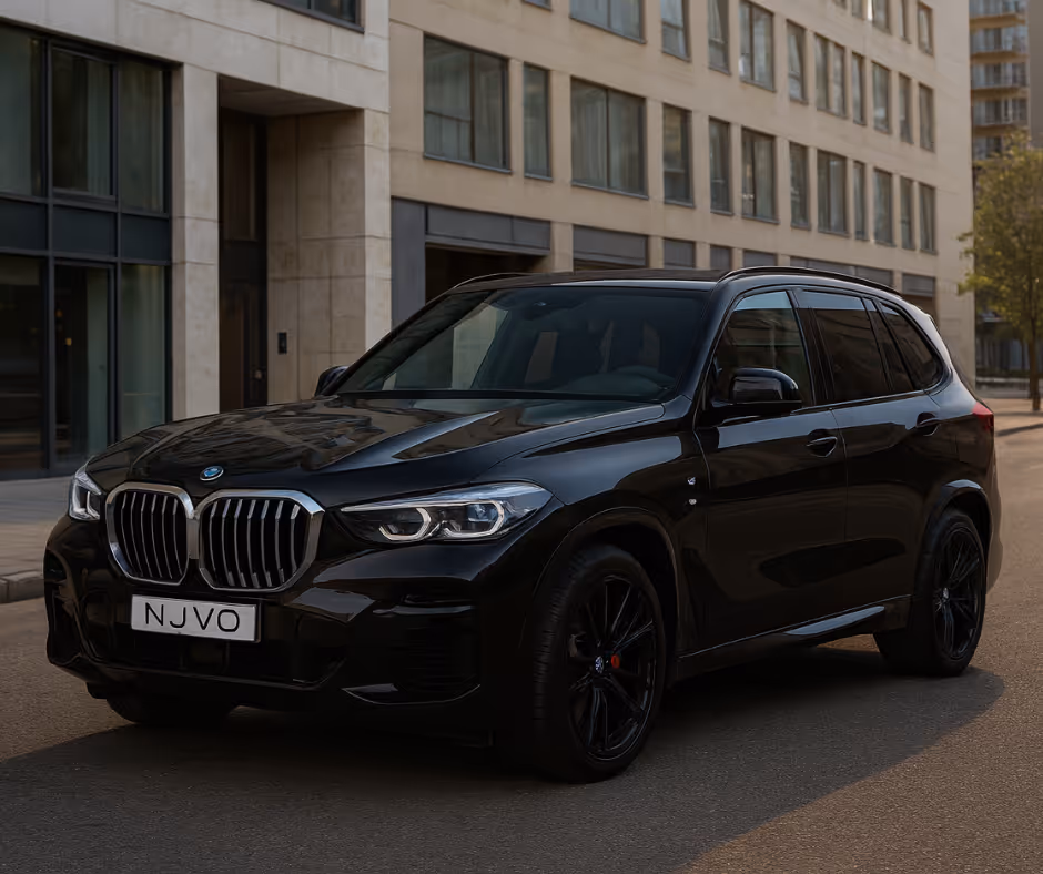 BMW X5 xDrive 30d auf der Straße – Firmenwagen im Abo für Geschäftskunden