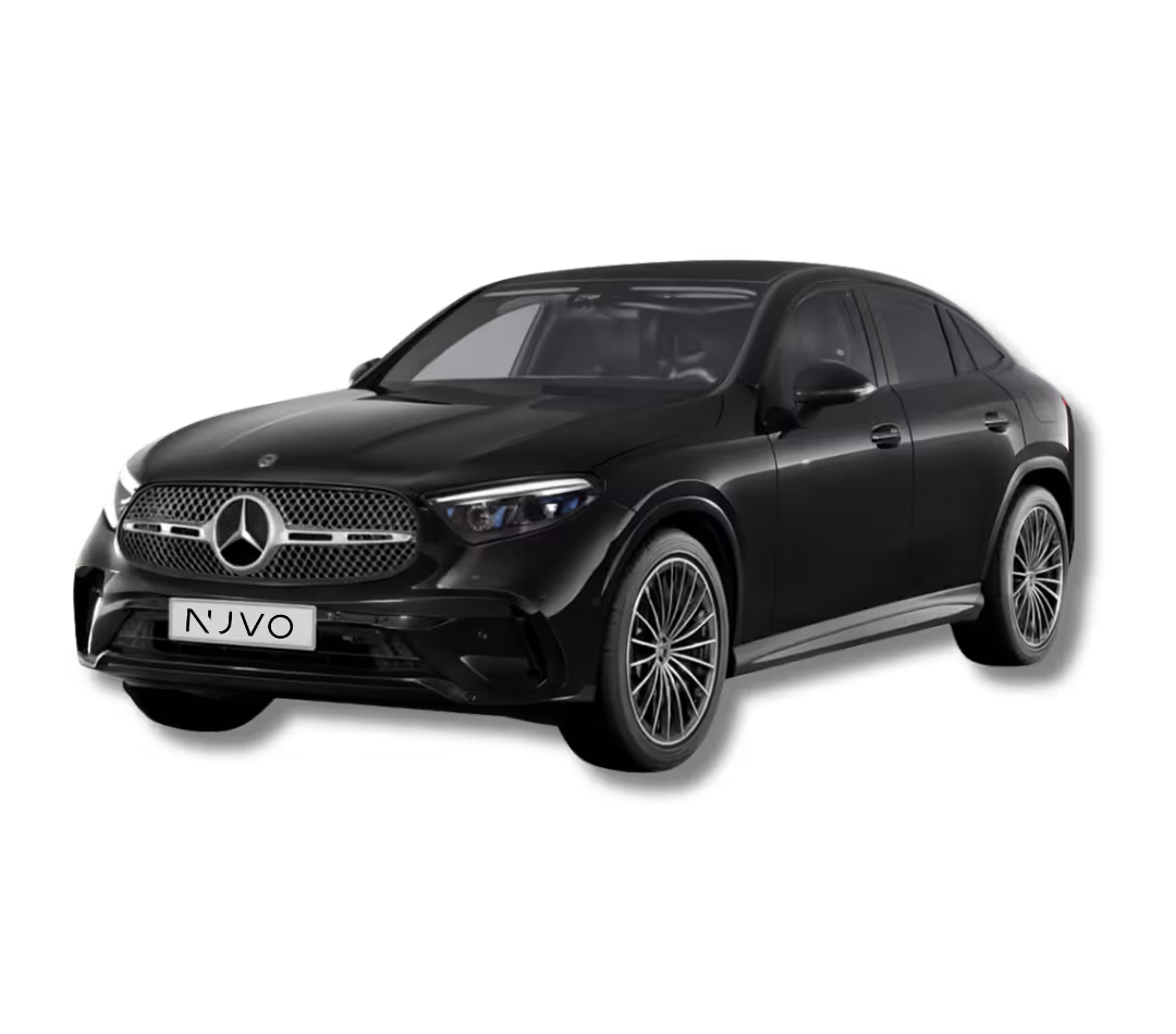 Mercedes-Benz GLC Coupé 220d in der Seitenansicht – im Auto-Abo für Unternehmen
