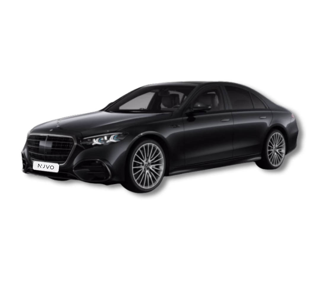 Mercedes Benz S-Klasse in der Seitenansicht – im Auto-Abo für Unternehmen