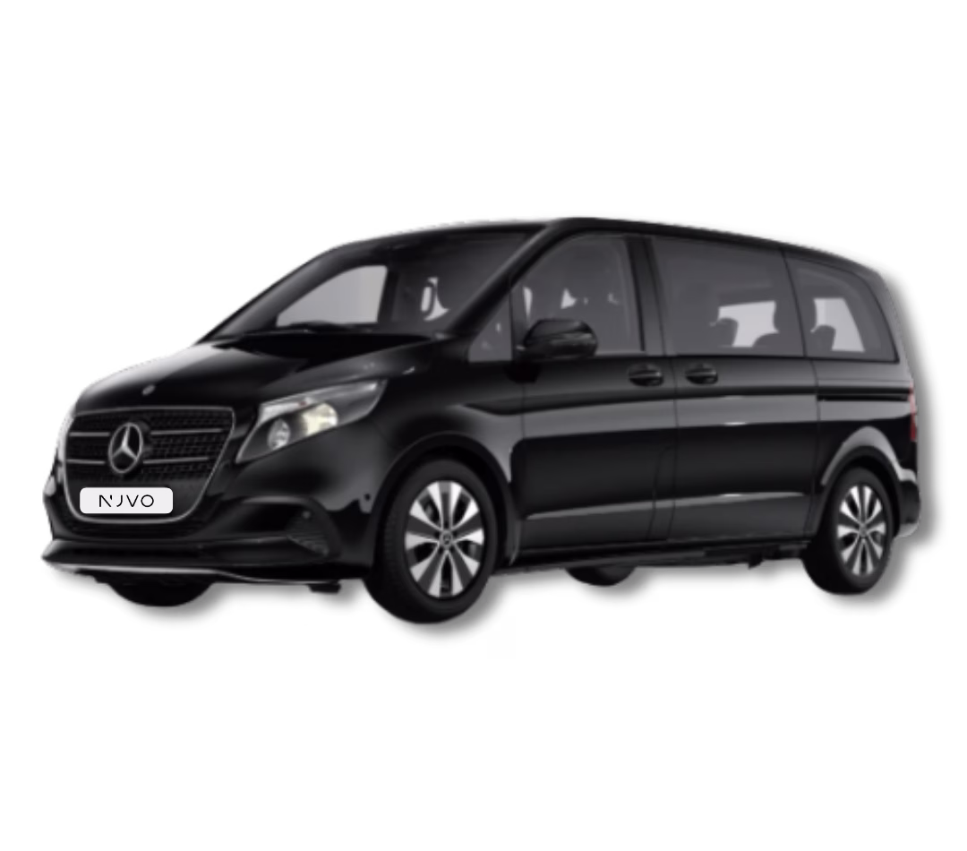 Mercedes Benz V-Klasse in der Seitenansicht – im Auto-Abo für Unternehmen