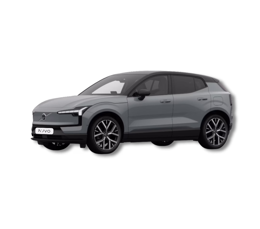 Volvo EX30 Ultra in der Seitenansicht – im Auto-Abo für Unternehmen