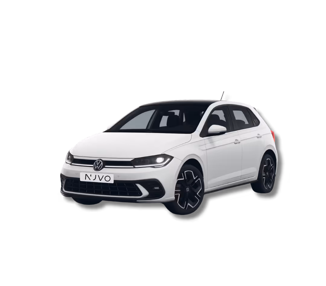 VW Polo R-Line in der Seitenansicht – im Auto-Abo für Unternehmen