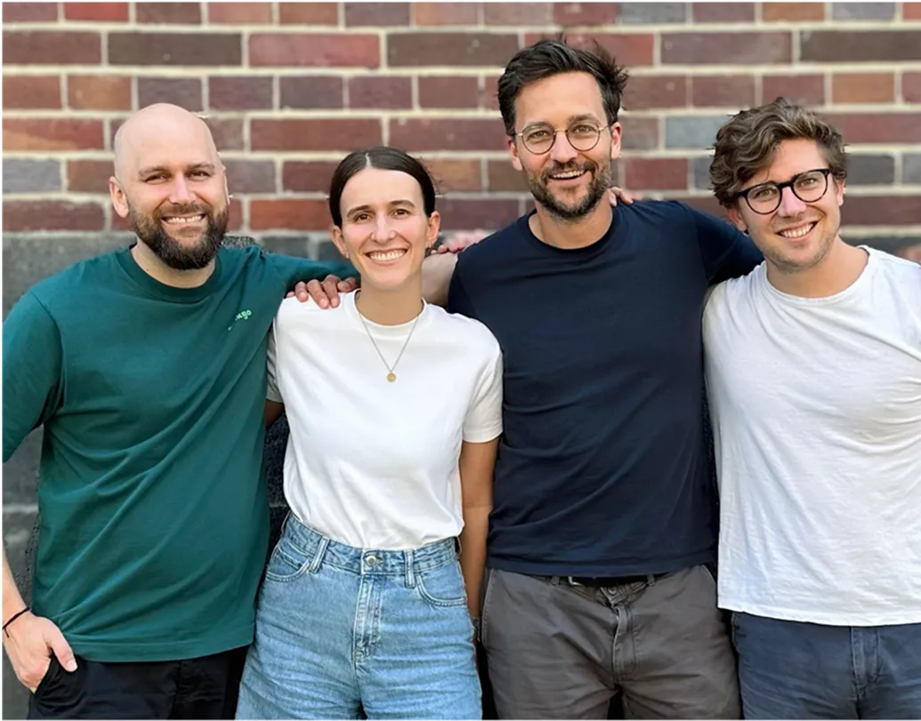 Gruppenfoto des ginkgo Gründer- und Mitarbeiterteams
