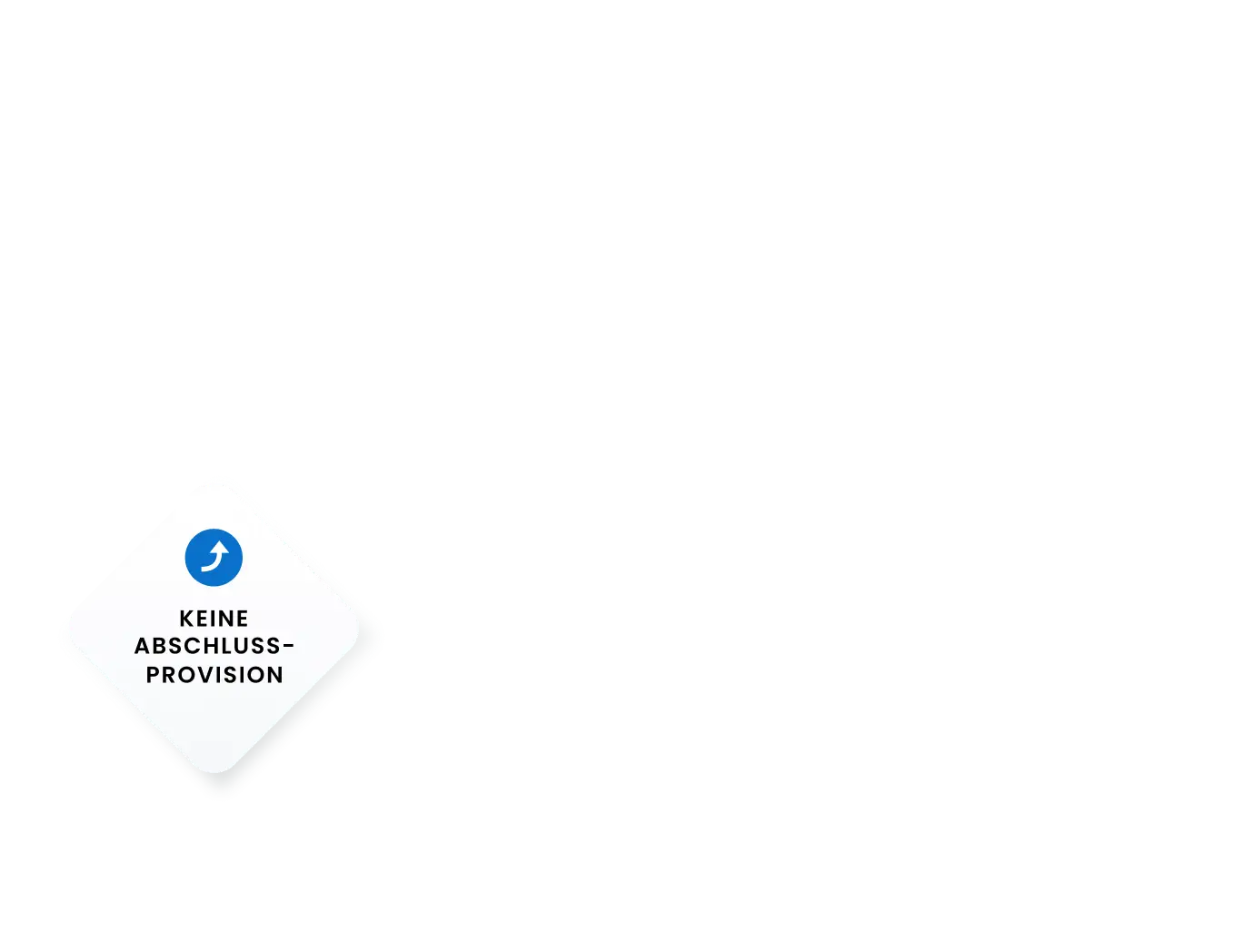 Icon - keine Abschlussprovisionen in der ginkgo bAV