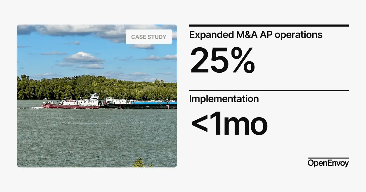Leading Maritime Transportation Company Streamlines M&A with Autonomous AP