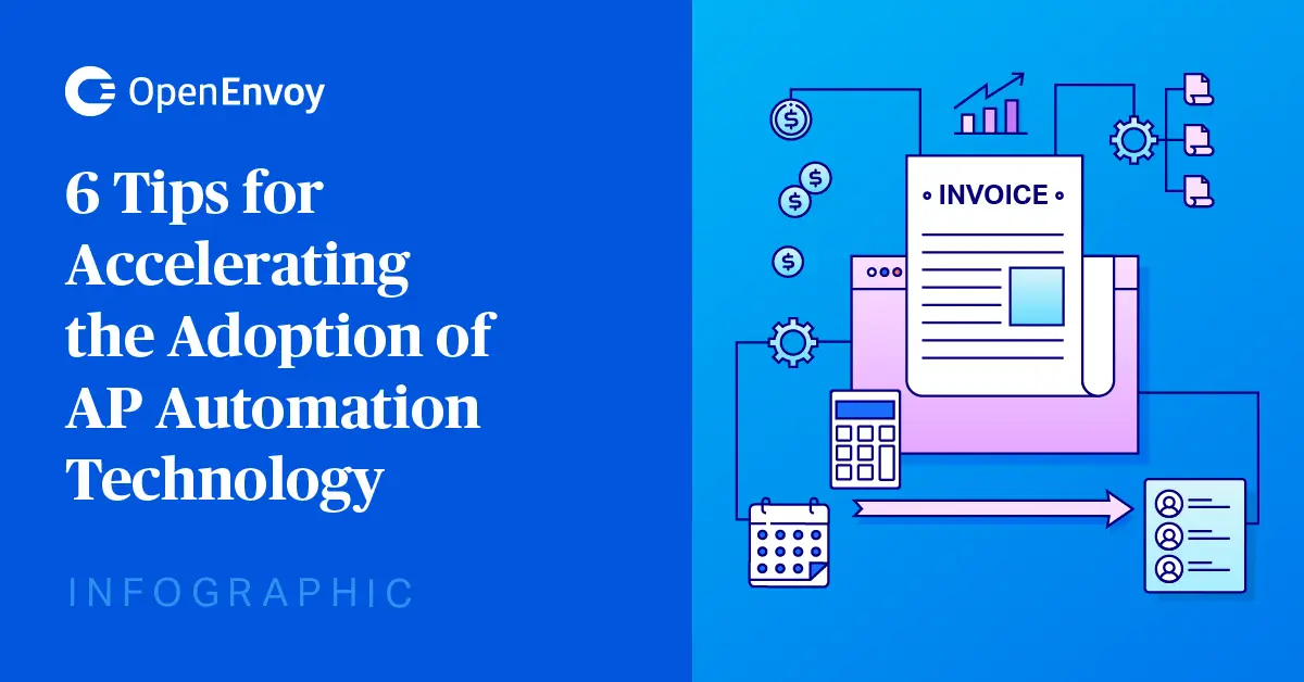 Infographic - 6 Tips for Accelerating the Adoption of AP Automation