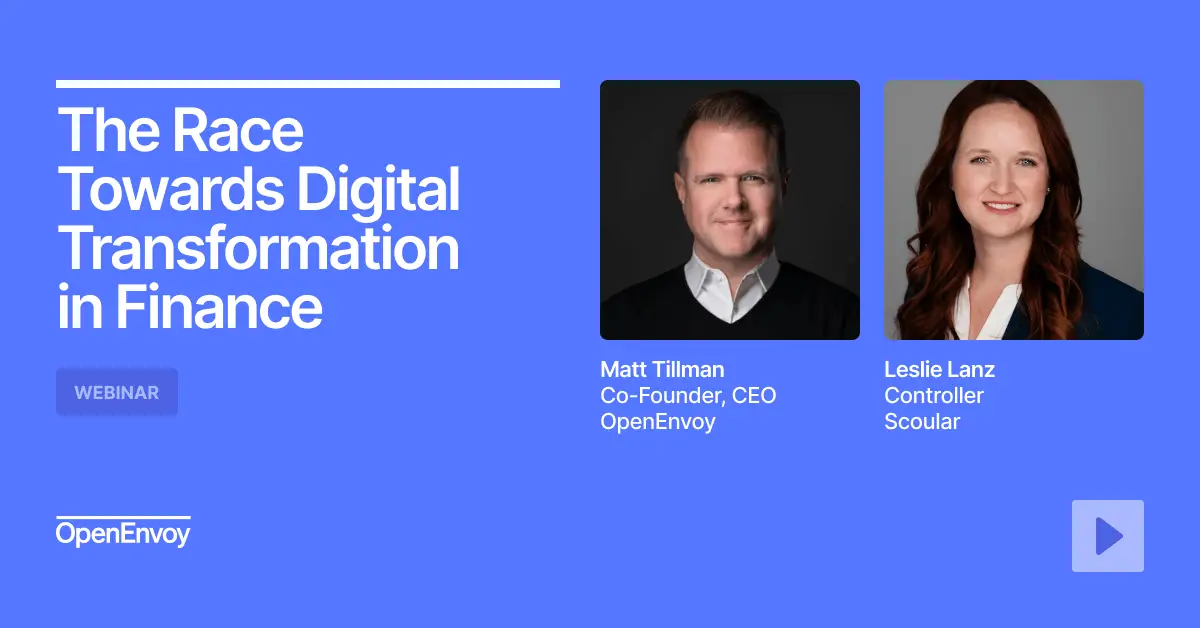 Webinar: The Race Towards Digital Transformation in Finance