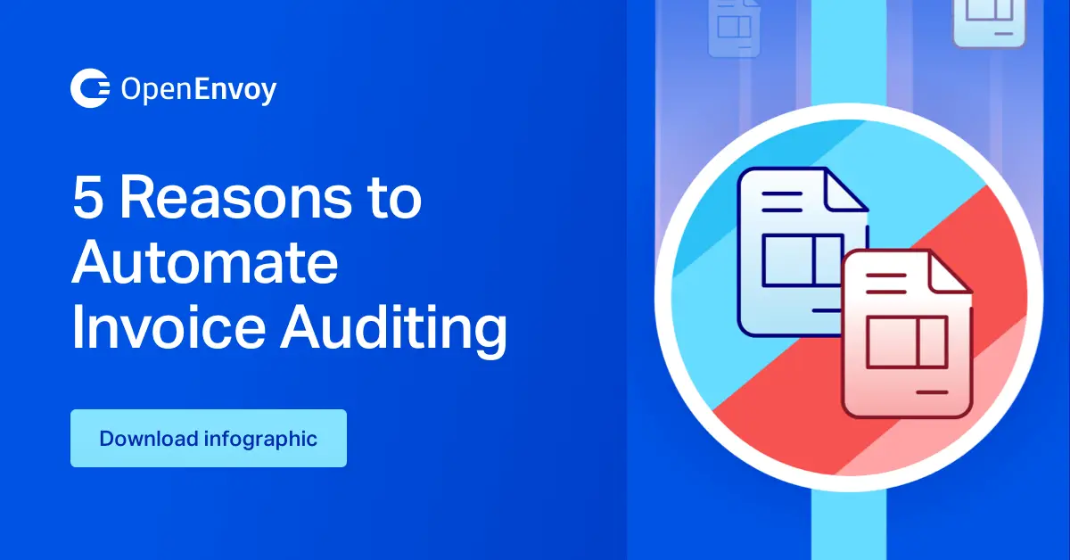 Infographic: 5 Reasons to Automate Auditing of Your Supplier Invoices
