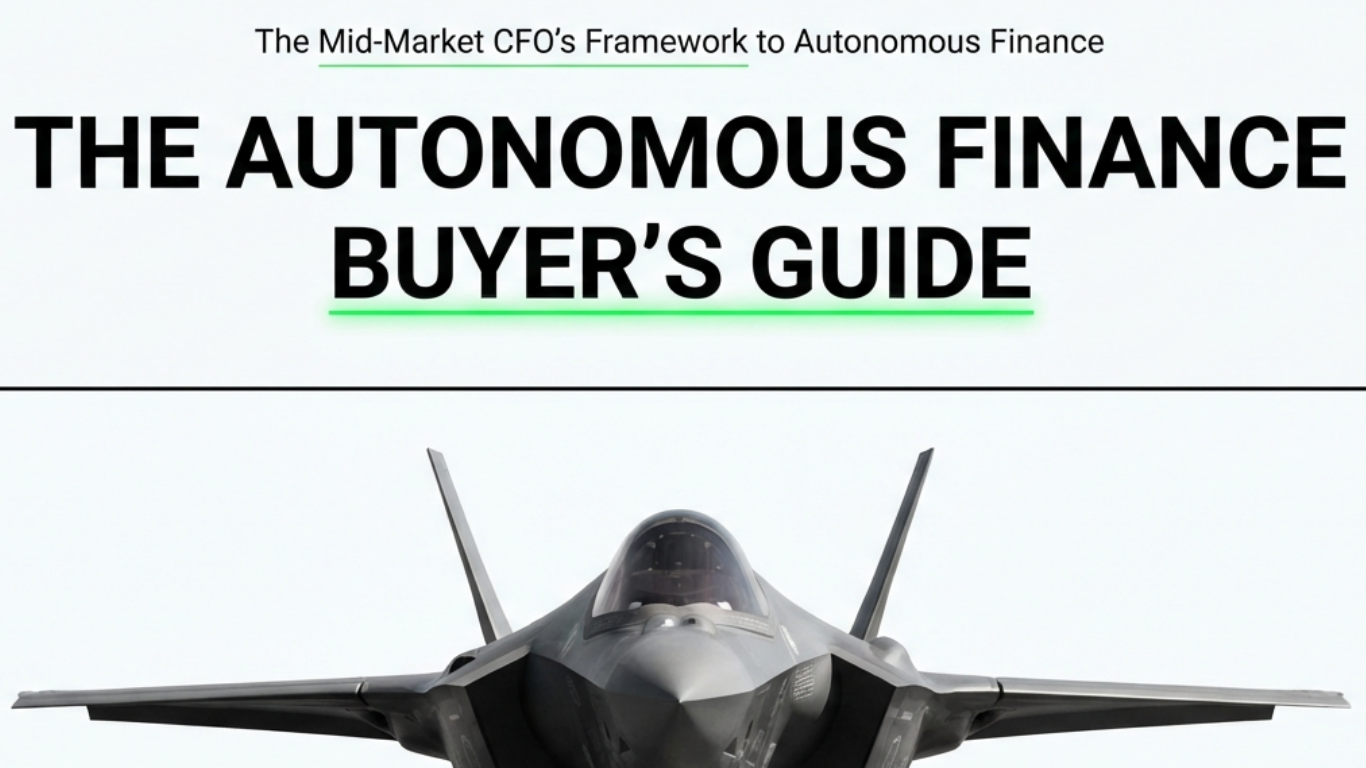 Cover of The Autonomous Finance Buyer's Guide from OpenEnvoy