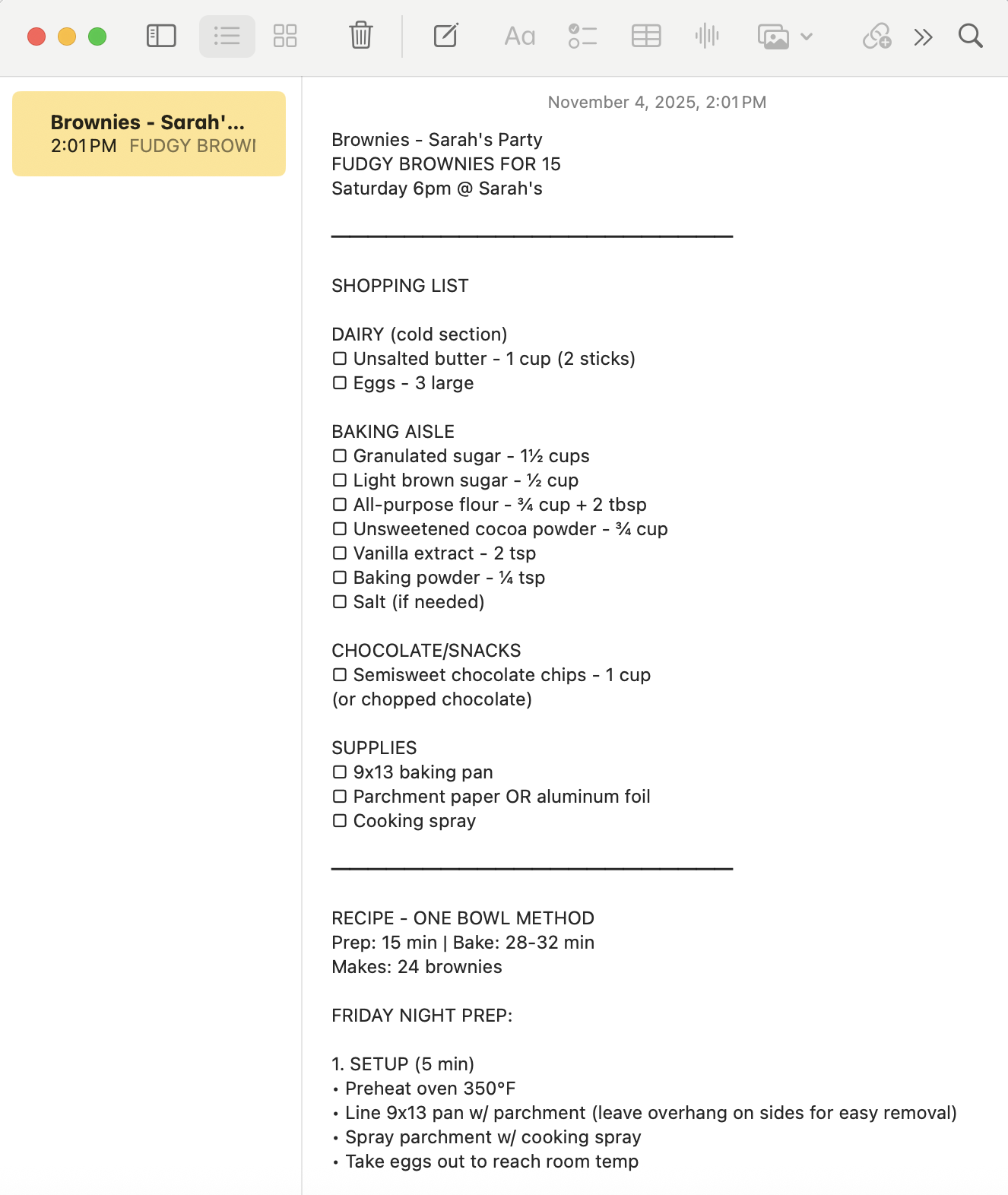 Turn text threads to researched notes