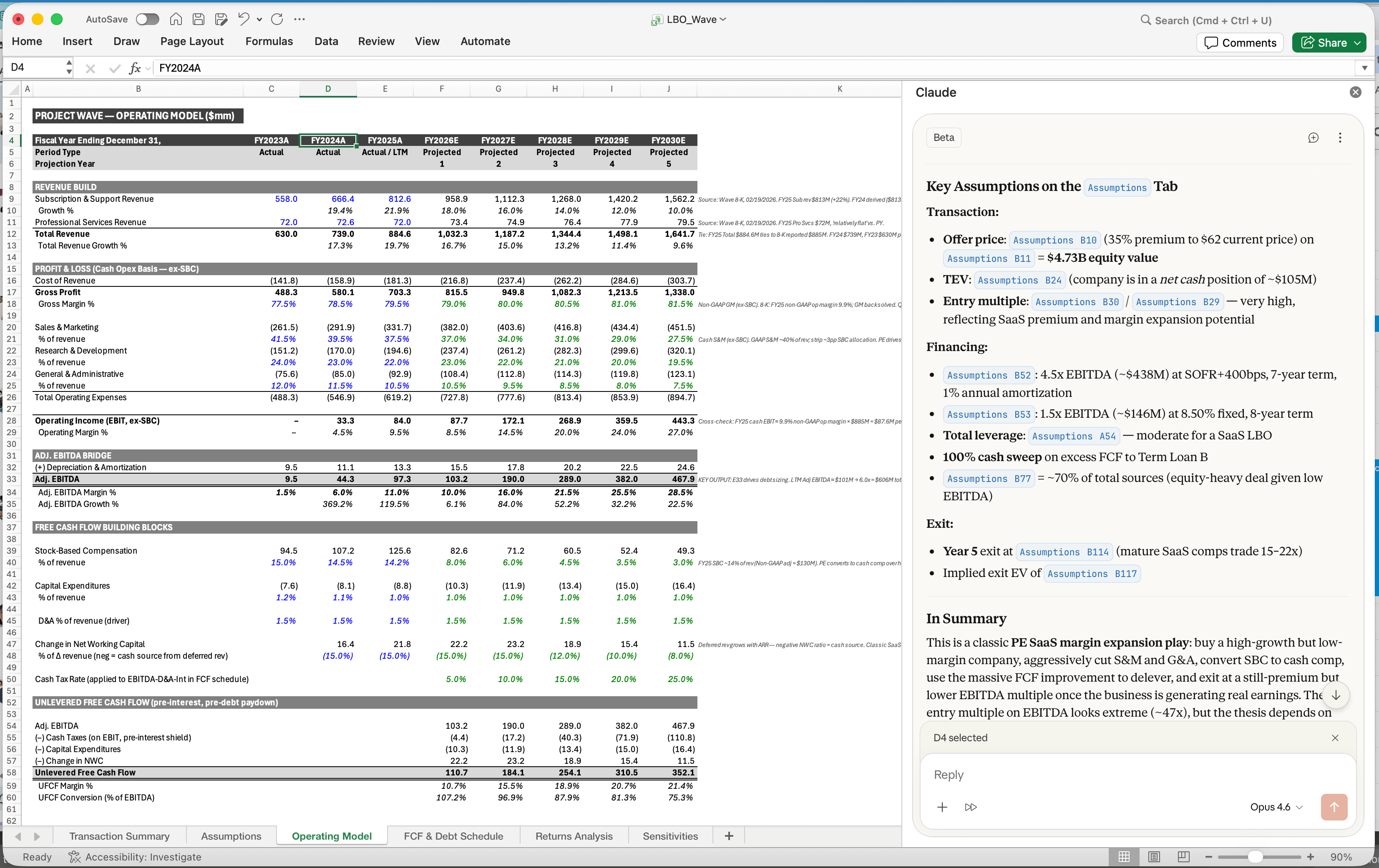 Update your financial model after earnings