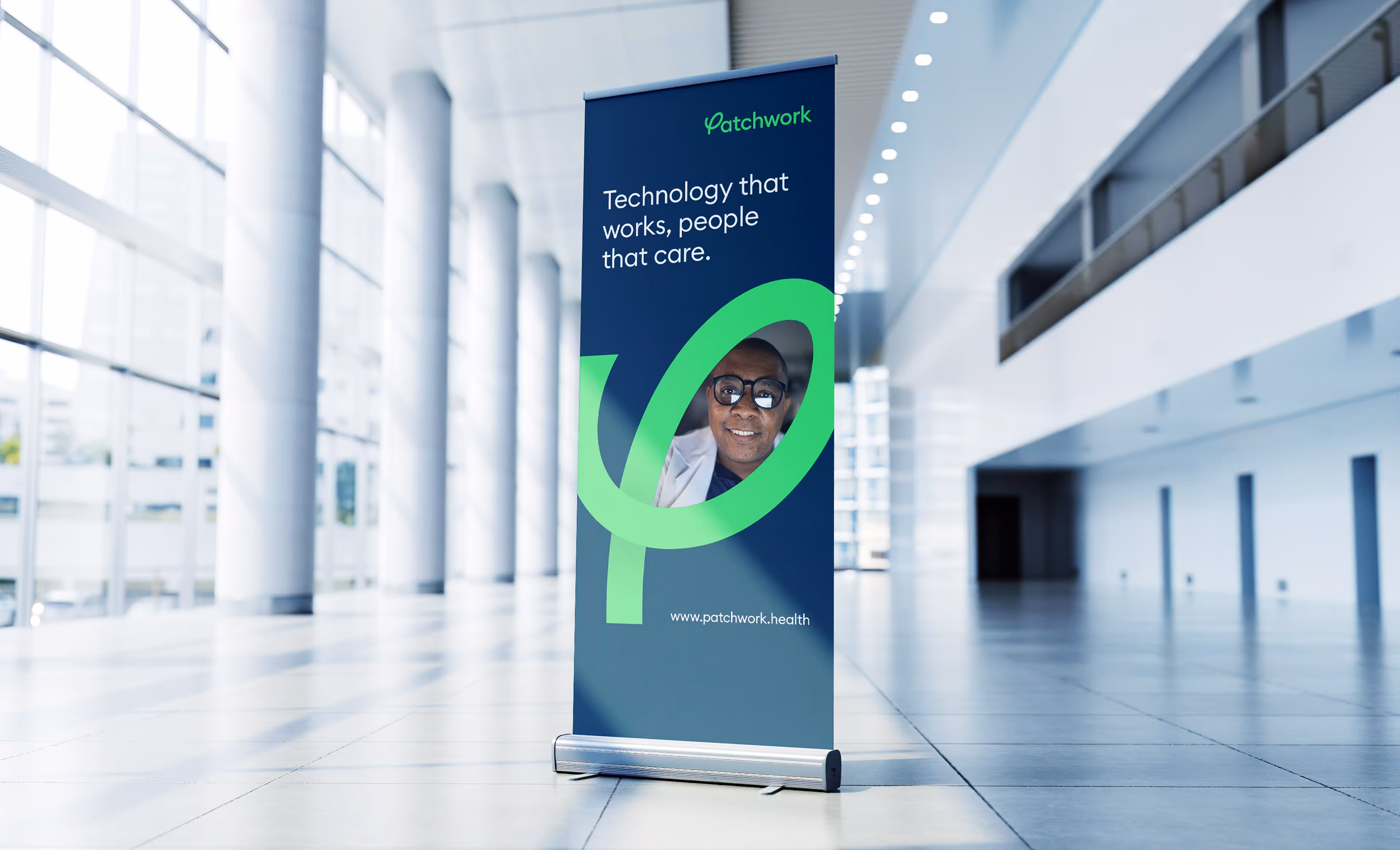 Mocked up graphic of the work carried out on the Patchwork project