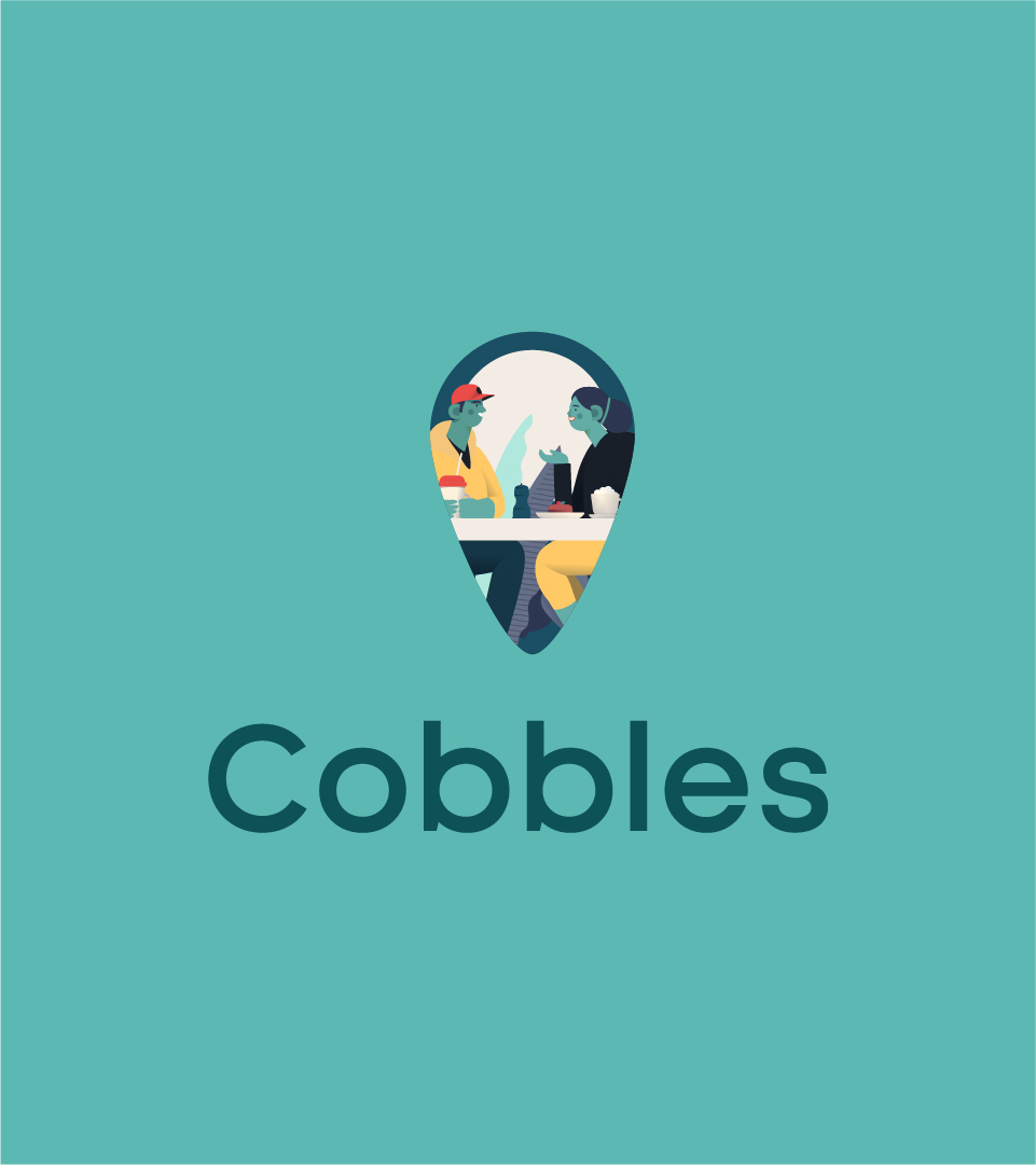 Mocked up graphic of the work carried out on the Cobbles project