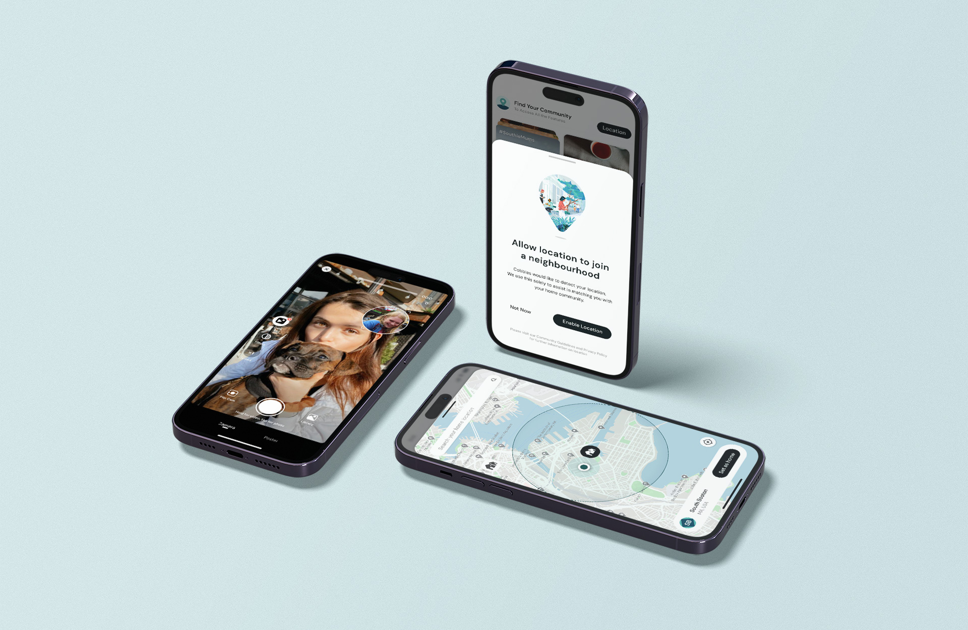 Mocked up graphic of the work carried out on the Cobbles project