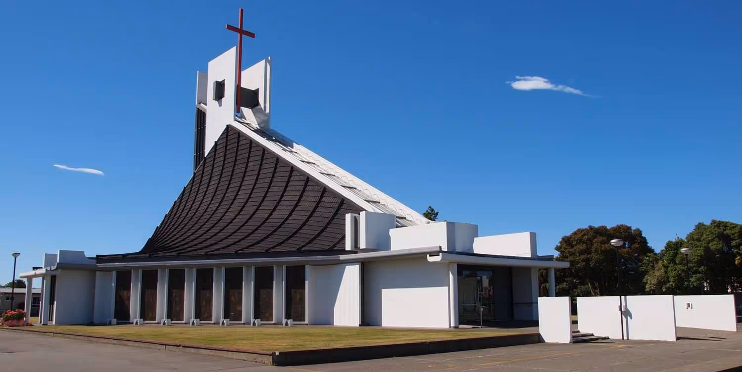Outside view of Our Lady of Victories Church