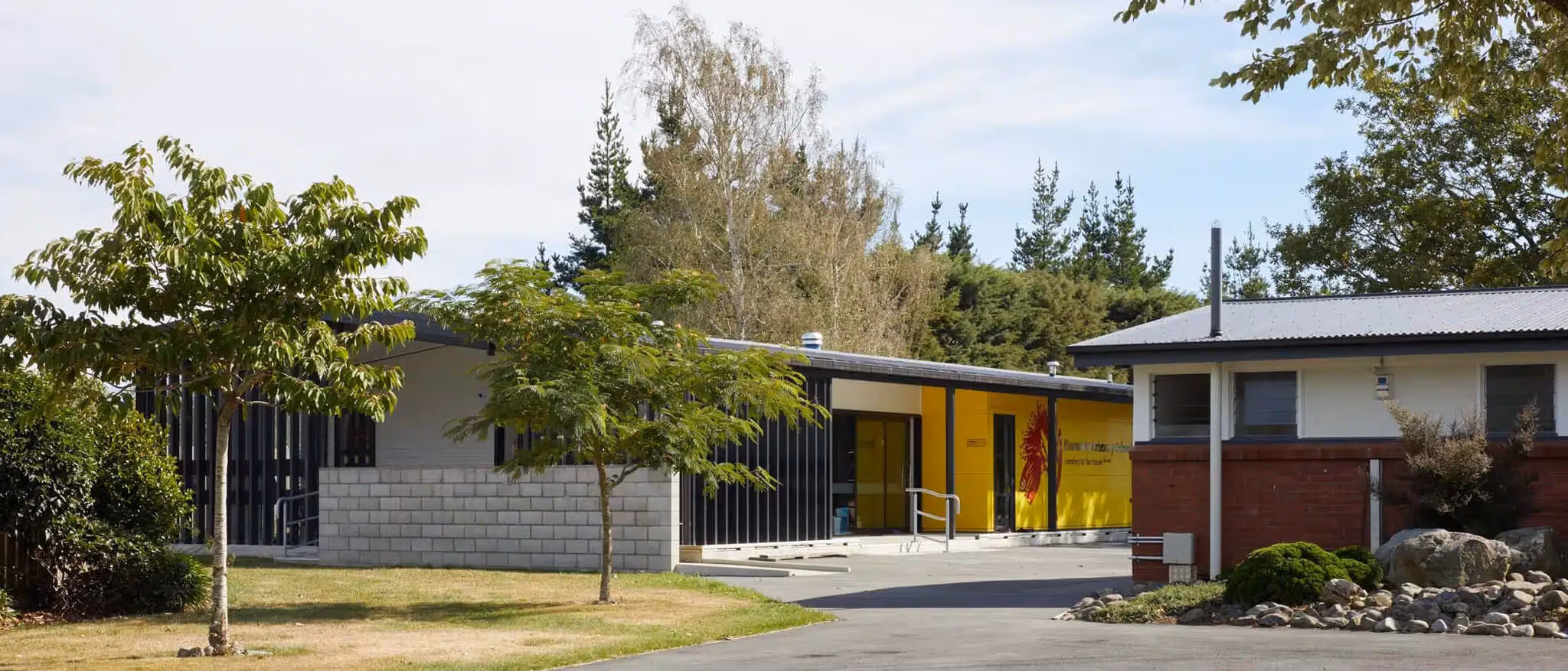 Outside of Hororata School that Farrell Construction built in 2021