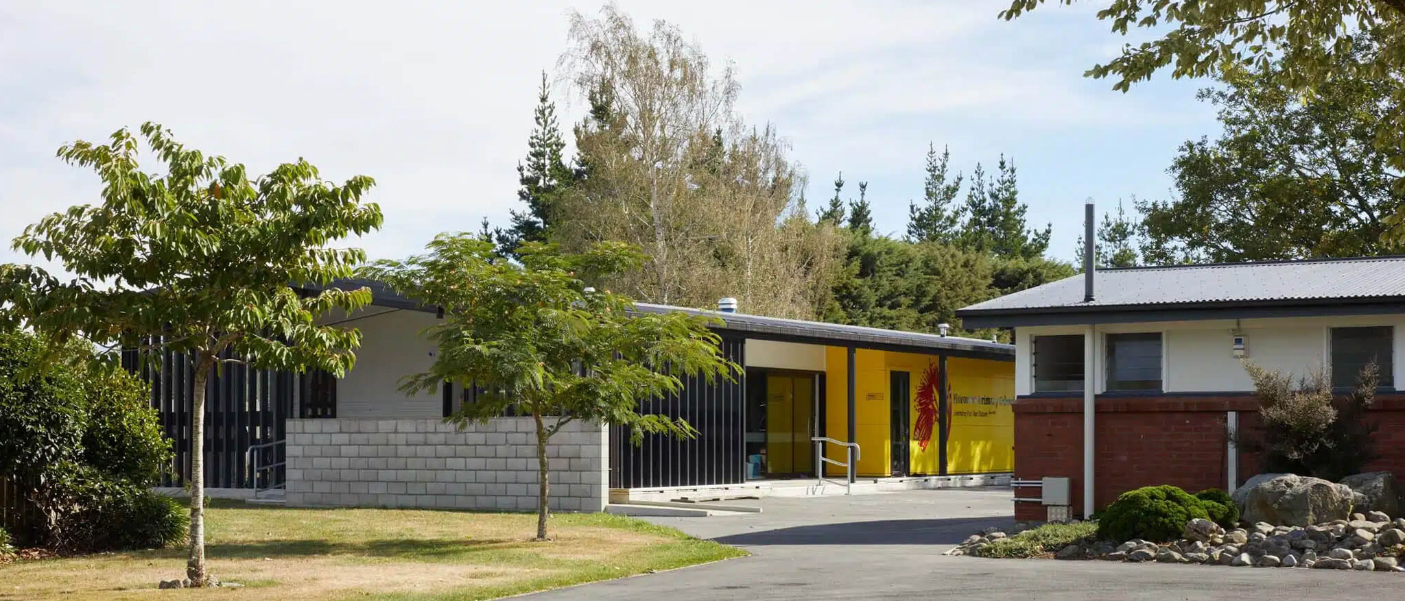 Outside of Hororata School that Farrell Construction built in 2021