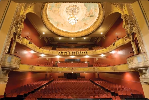 Inside of the Isaac Theatre Royal, in Christchurch