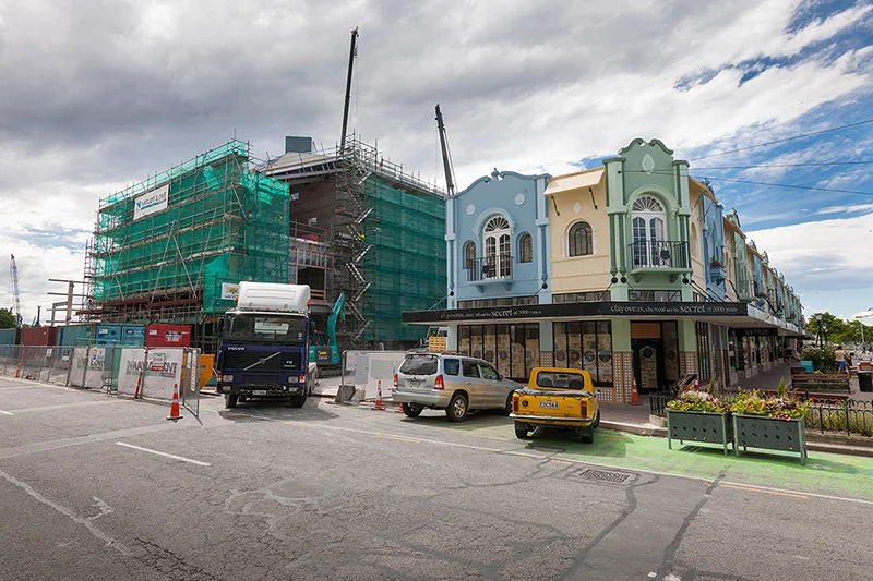 Farrell Construction building site of the Isaac Theatre Royal, in Christchurch