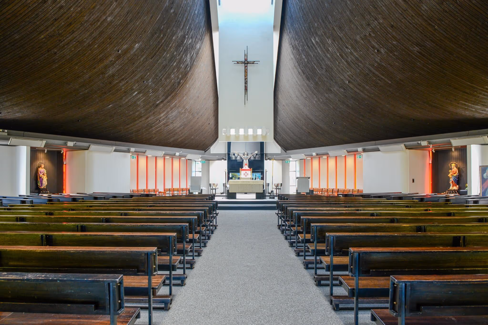 Inside view of Our Lady of Victories Church