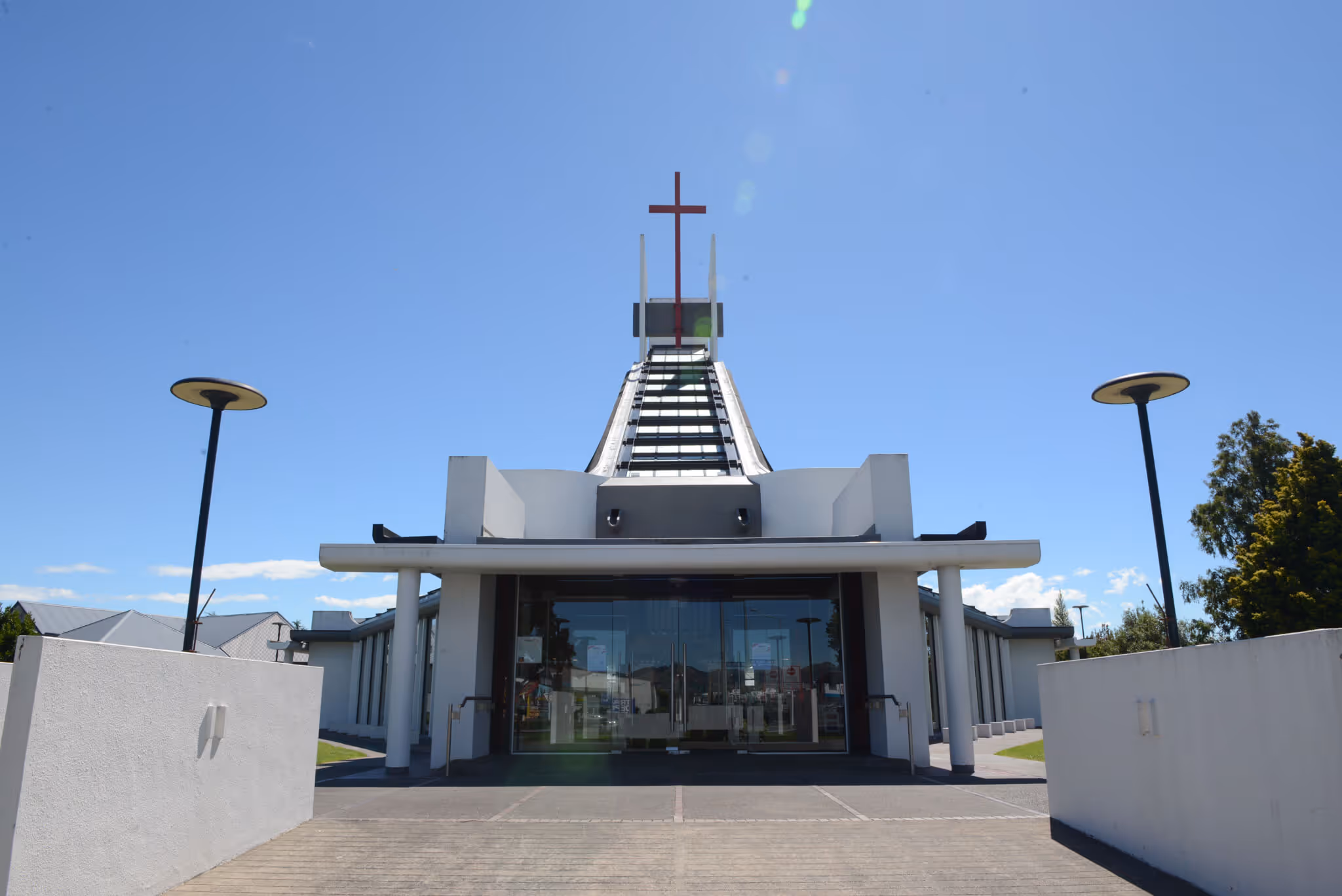 Outside view of Our Lady of Victories Church