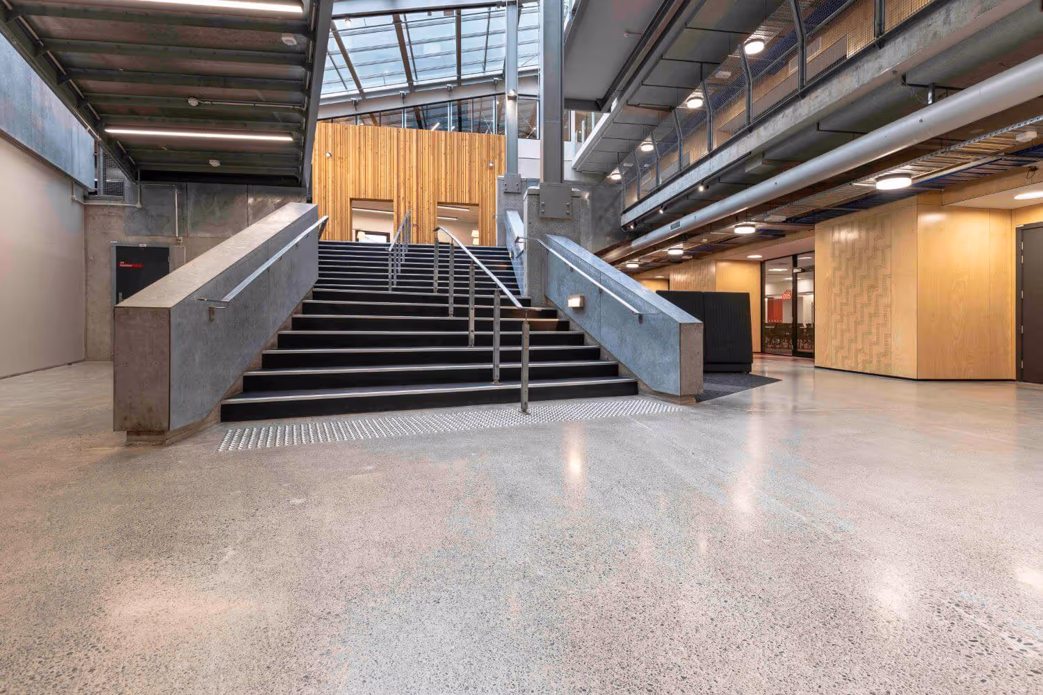 Inside the new education building at University of Canterbury