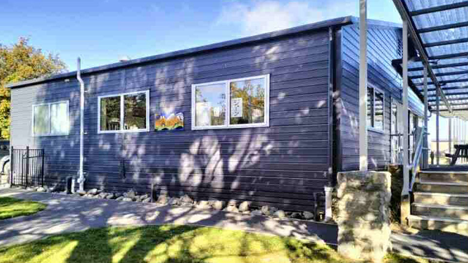 Outside side view of Lake Tekapo Primary School