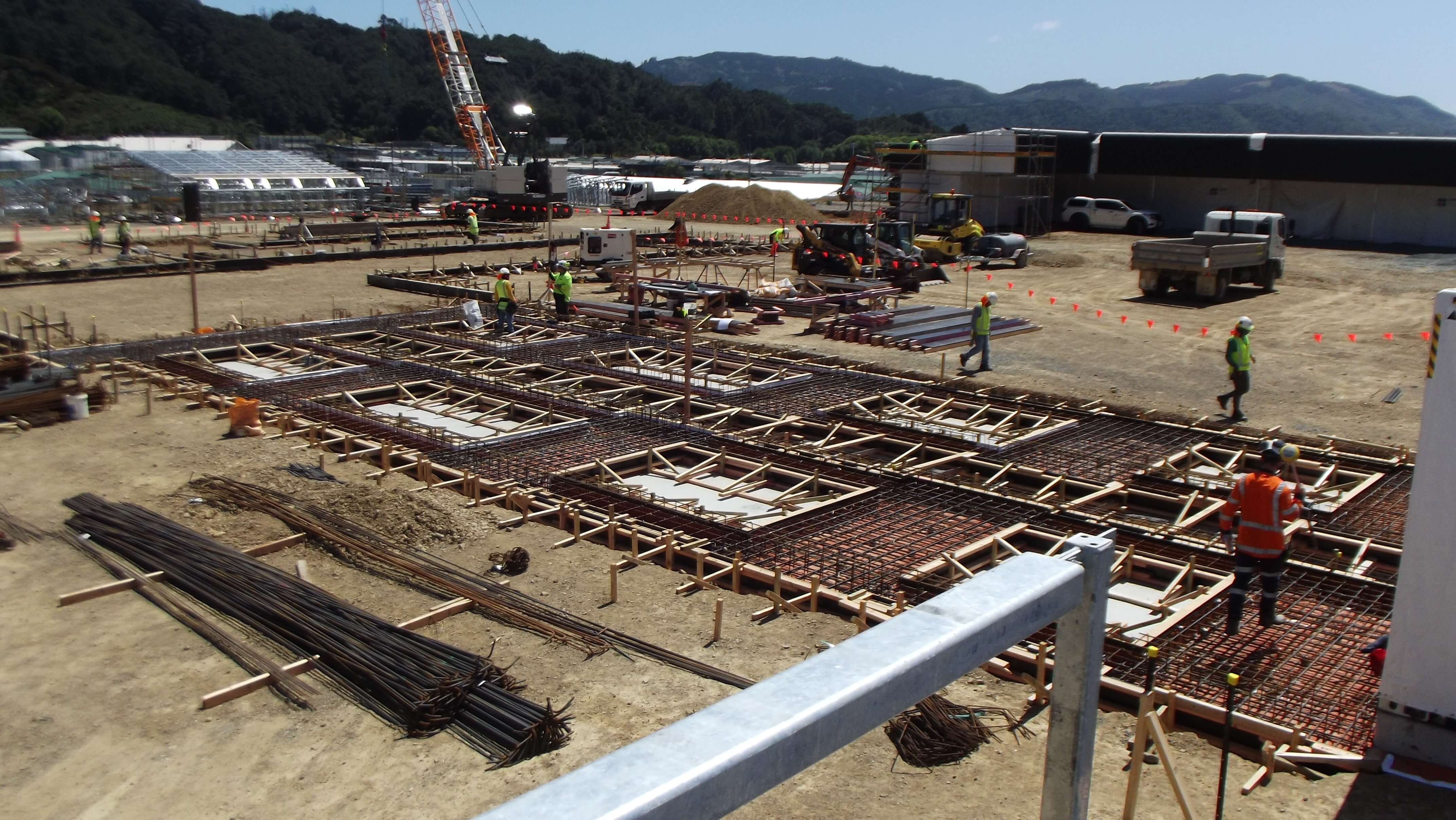 Foundations for prisons Farrell Construction working with Decmil Construction