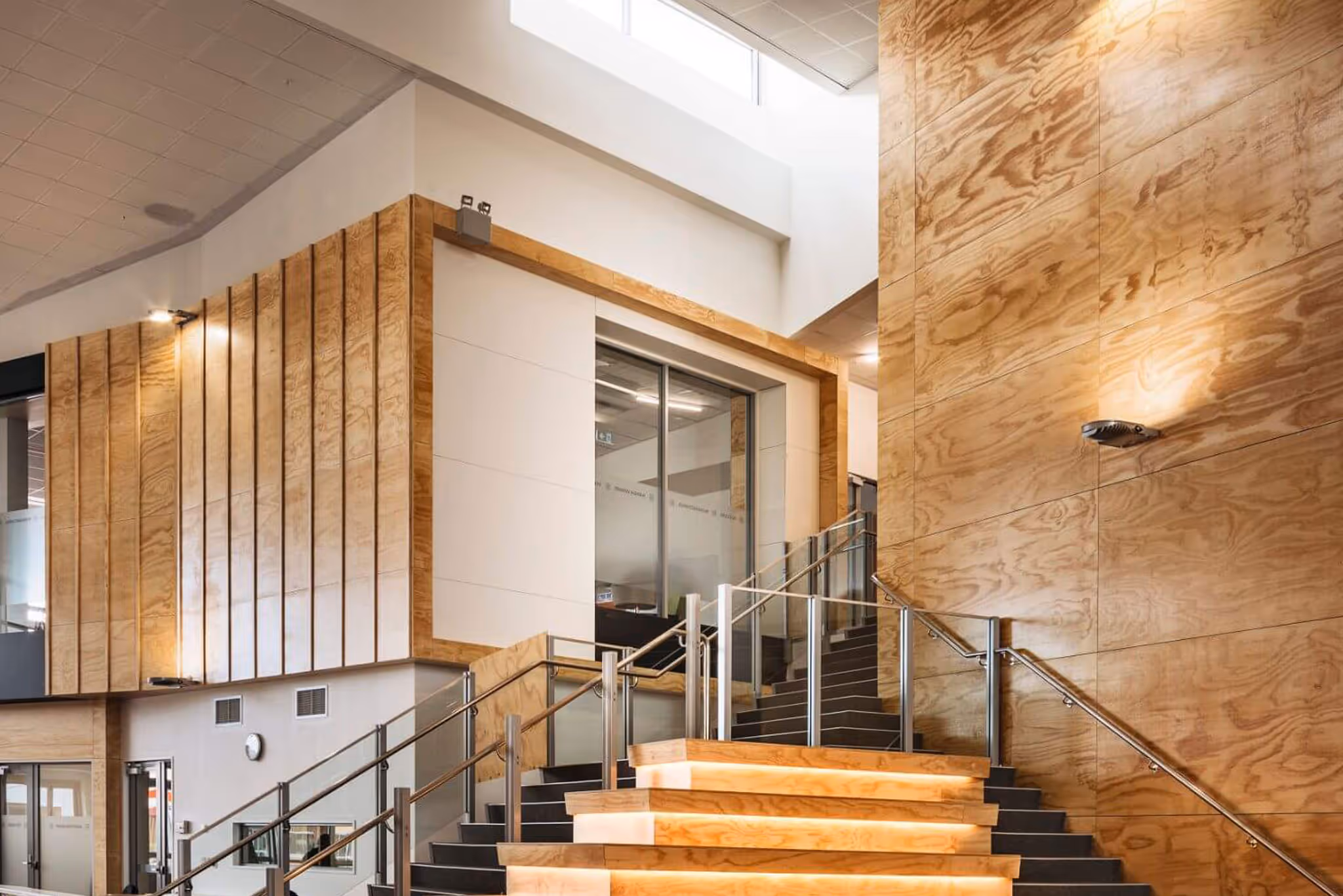 Inside of a building from the Hawkins Schools programme