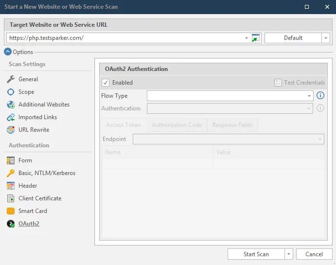OAuth2 Authentication Feature